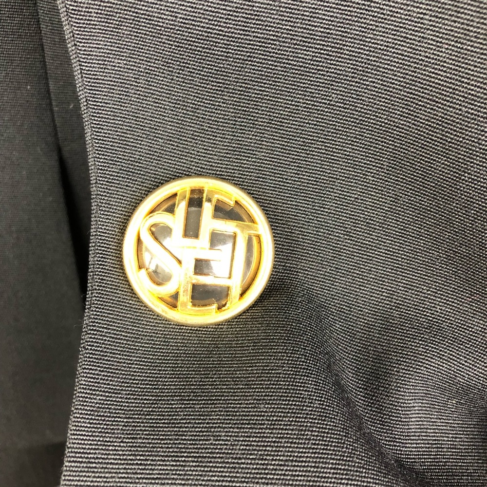Vintage Black Louis Feraud Blazer | 6 - Picture 7 of 8